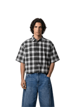 Real Eyes Realize Real Lies Plaid Boxy Crop Shirt - Terrax Clothing