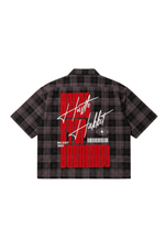 Never Stop Dreaming Plaid Boxy Crop Shirt - Terrax Clothing