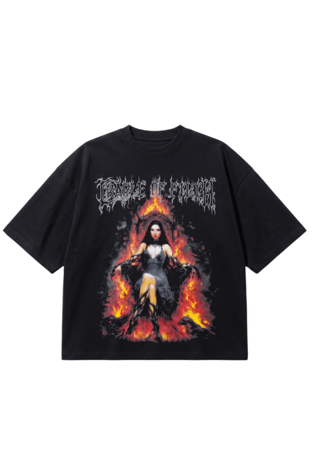 Cradle of Filth Boxy Crop T-Shirt - Terrax Clothing