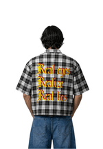 Real Eyes Realize Real Lies Plaid Boxy Crop Shirt - Terrax Clothing